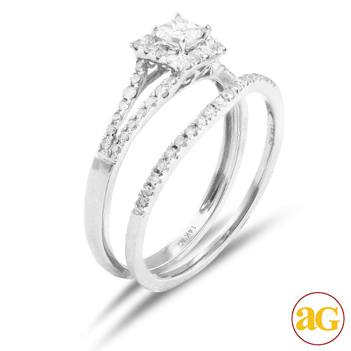 14KY  0.65CTW DIAMOND BRIDAL SET [0.23CT CTR]