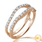 14KR 0.60CTW DIAMOND BRIDAL RING GUARD