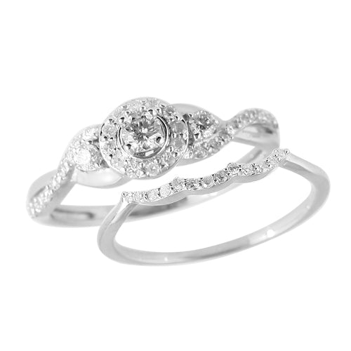 10KW 0.50CTW DIAMOND BRIDAL SET