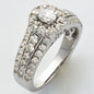 14KW 1.45CTW DIAMOND OVAL SHAPE BRIDAL