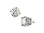 EFFY 18K WHITE GOLD DIAMOND EARRINGS