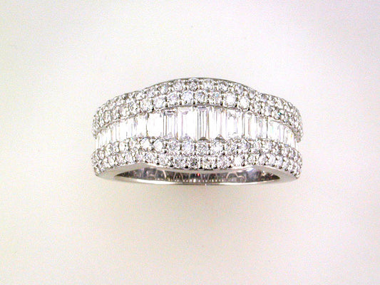 EFFY 14K WHITE GOLD DIAMOND RING