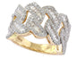 EFFY 14K YELLOW GOLD DIAMOND RING