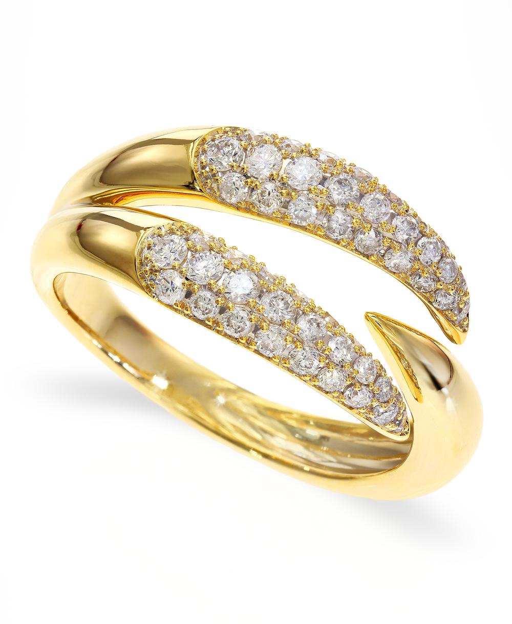 EFFY 14K YELLOW GOLD DIAMOND RING