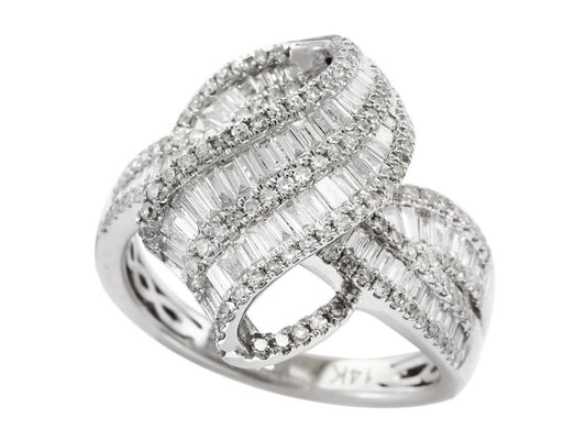 EFFY 14K WHITE GOLD DIAMOND RING
