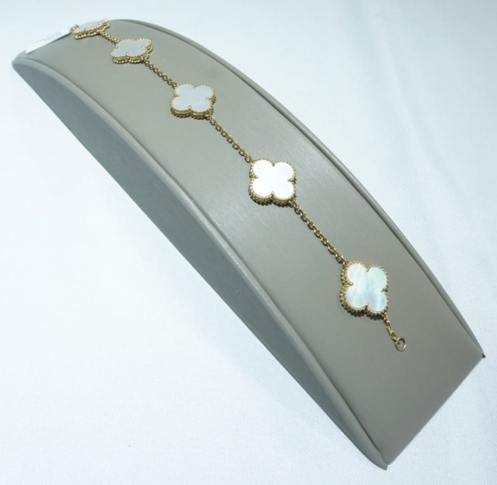 14k yellow gold - Mother of pearl Bracelet