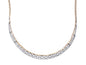 EFFY 14K WHITE and YELLOW GOLD DIAMOND NECKLACE