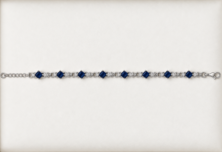 Sapphire Stars Bracelet
