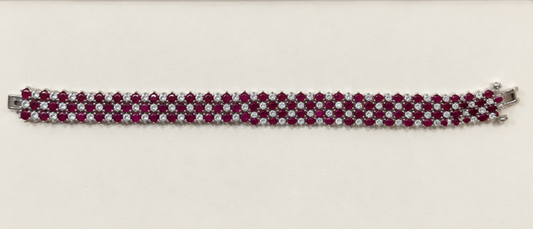 Ruby X Bracelet