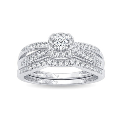 14K 0.33ct Diamond Bridal Ring