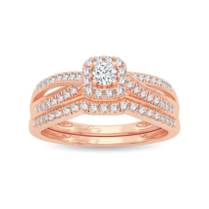 14K 0.33ct Diamond Bridal Ring