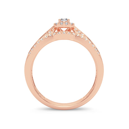 14K 0.33ct Diamond Bridal Ring
