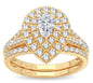 14K 1.00CT Diamond Bridal Ring