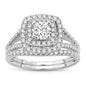 14K   White Gold 1.11Ct Bridal Ring