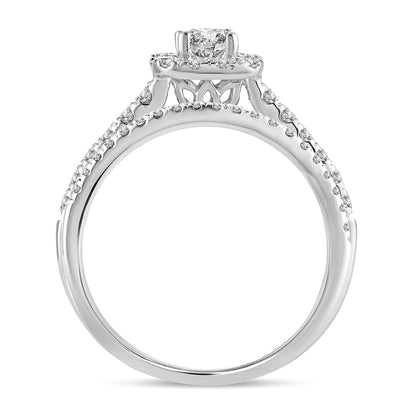 14K 1.00CT  Diamond BRIDAL RING