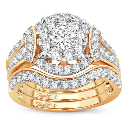 14K  2.00CT  Diamond  BRIDAL  RING