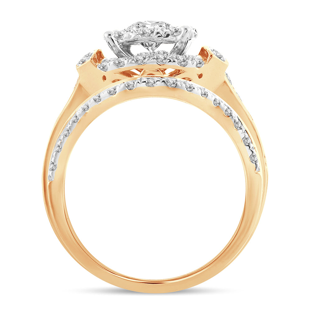 14K  2.00CT  Diamond  BRIDAL  RING