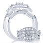 14K  2.03CT  Diamond  BRIDAL  RING