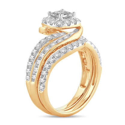 14K 0.200CT Diamond BRIDAL RING