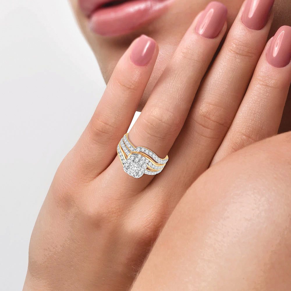 14K 0.200CT Diamond BRIDAL RING