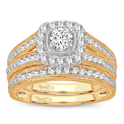 14K 1.50CT DIAMOND BRIDAL RING