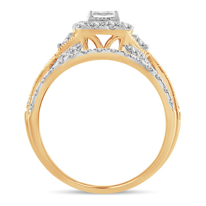 14K 1.00CT Diamond  BRIDAL RING