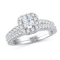 PLATINUM 1.00CT Diamond BRIDAL RING