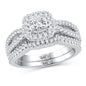 PLATINUM 1.11CT Diamond BRIDAL  RING