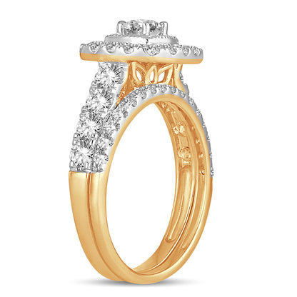 14K 1.50CT DIAMOND BRIDAL RING