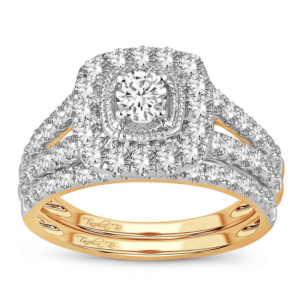 14K 1.50CT DIAMOND BRIDAL RING