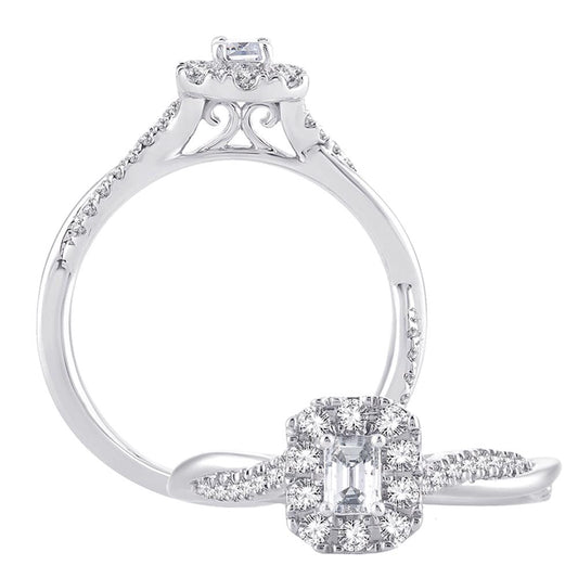 14K 0.50CT Diamond BRIDAL RING
