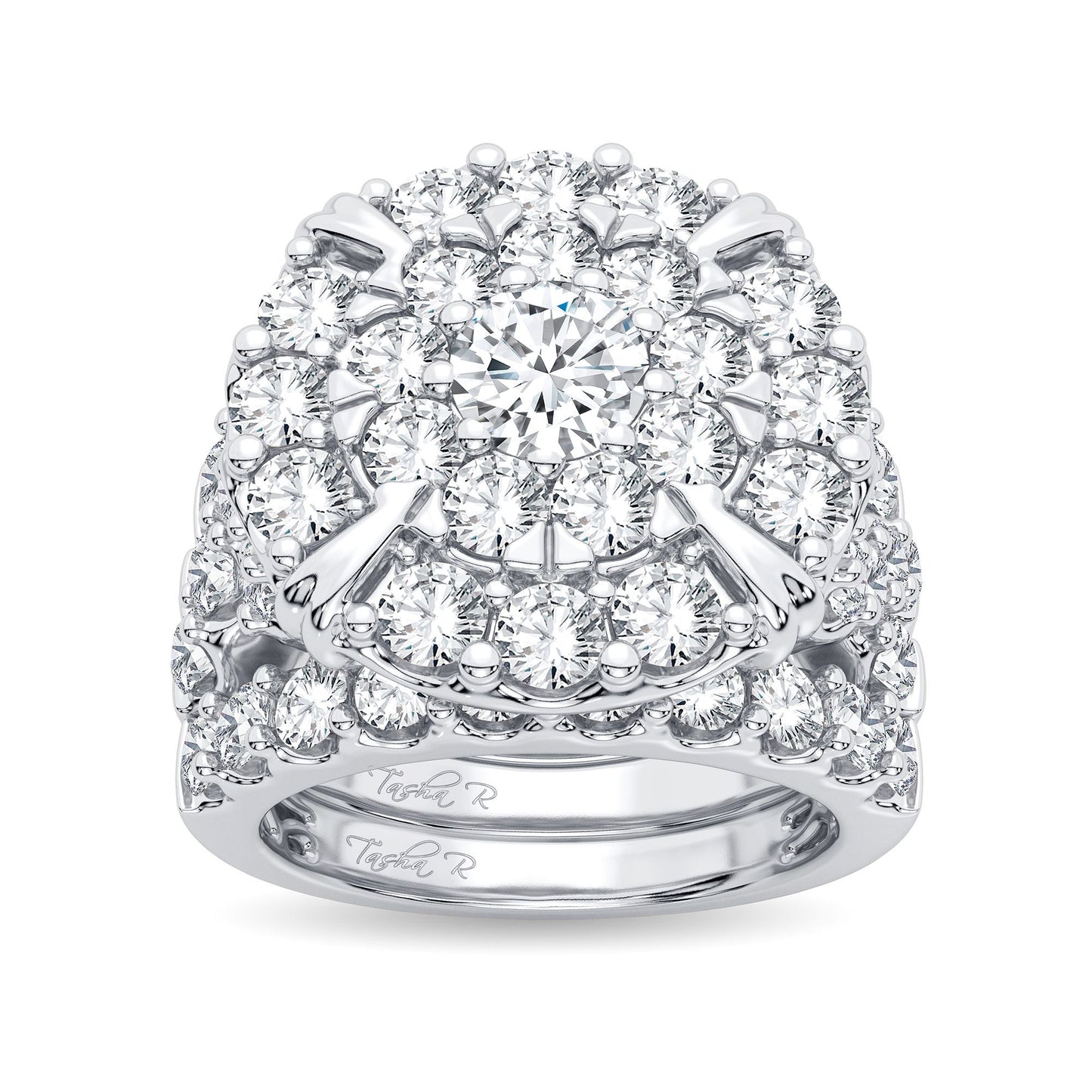 14K 5.00CT Diamond Bridal Ring