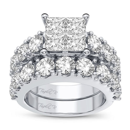 14K 4.03CT Diamond Bridal Ring