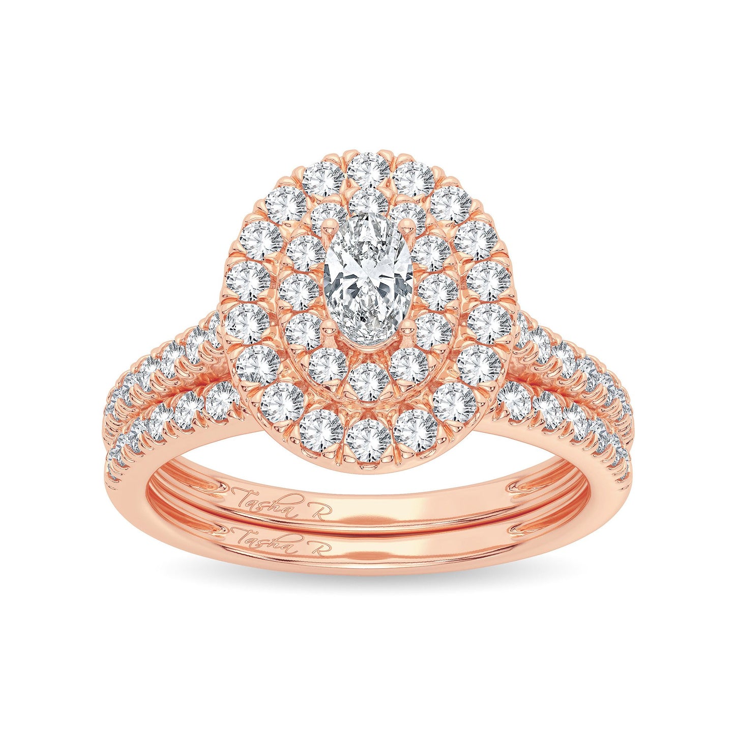 14K 1.00CT Diamond Bridal Ring