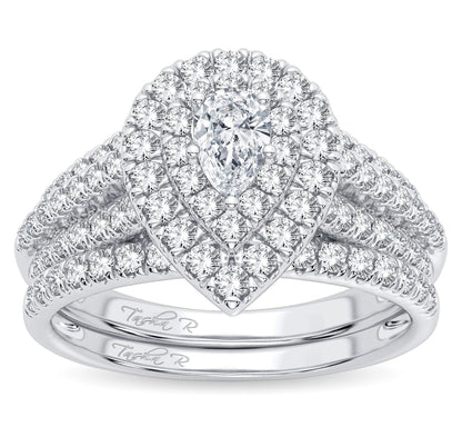 14K 1.00ct Diamond Bridal Ring