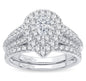 14K 1.00ct Diamond Bridal Ring