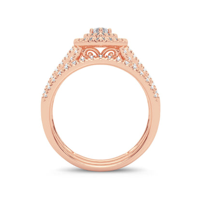 14K 1.00ct Diamond Bridal Ring