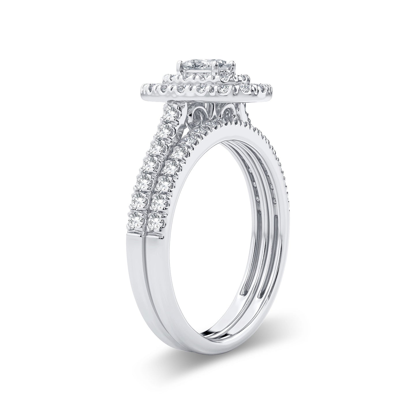 14K 1.00CT Diamond Bridal Ring