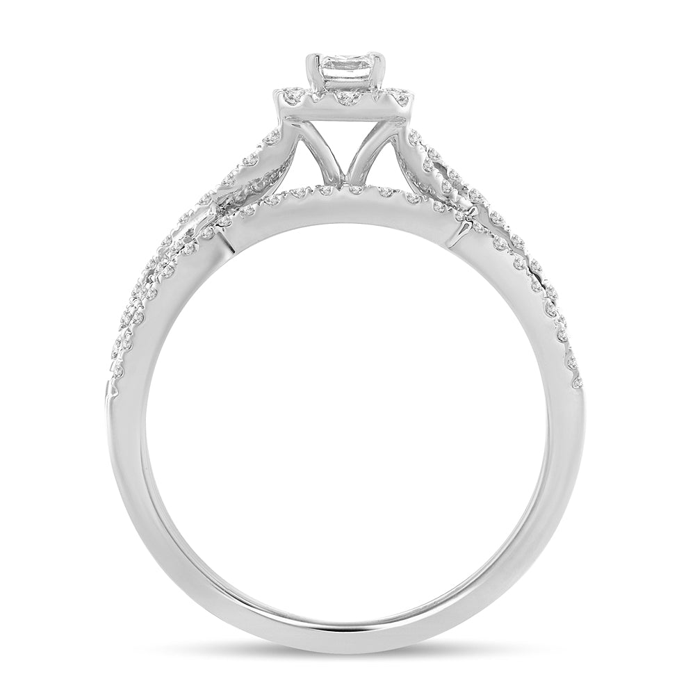 14K 0.75CT Diamond BRIDAL  RING