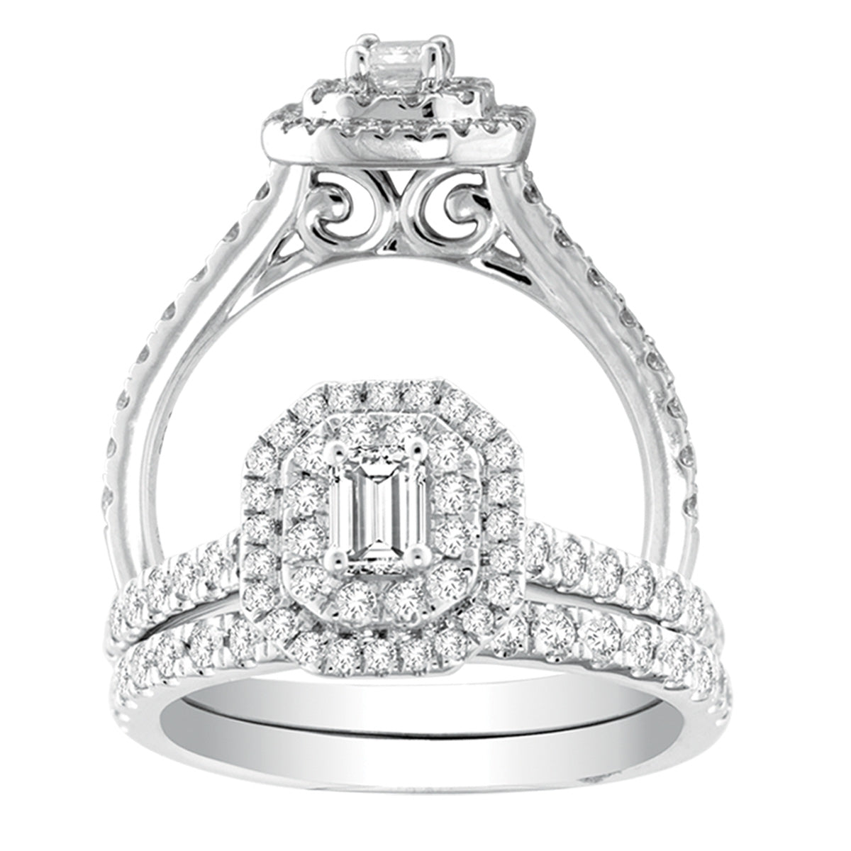 14K 1.00CT Diamond  BRIDAL RING