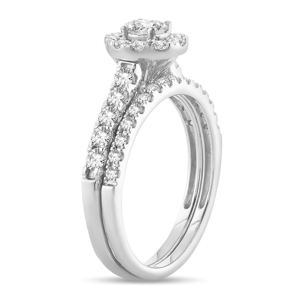 14K 1.00CT Fancy Cut Bridal Ring