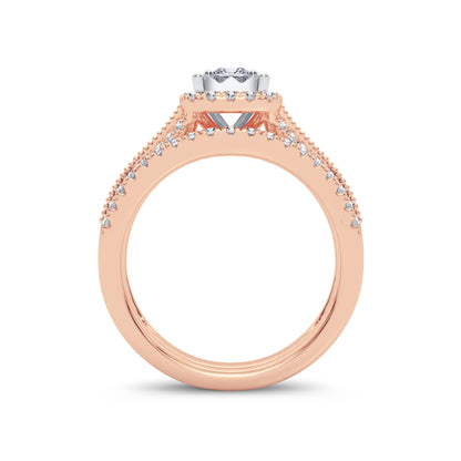 14K 0.75ct Diamond Bridal Ring