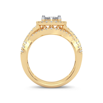 14K 1.00ct Diamond Bridal Ring