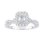 14K 1.00CT Diamond BRIDAL RING