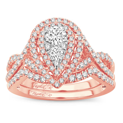 14K  1.00CT  Diamond  BRIDAL  RING
