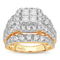 14K 4.00CT Diamond bridal ring