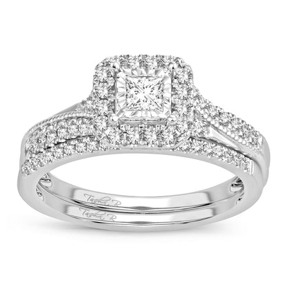 14K 0.50CT Diamond bridal set