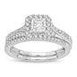 14K 0.50CT Diamond bridal set