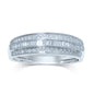 10K White Gold 2/5 Ct.Tw. Diamond Mens Ring