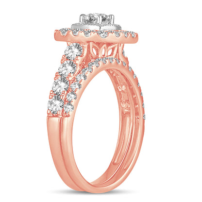 14K 1.50CT DIAMOND BRIDAL RING